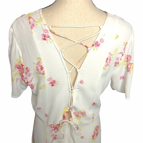 Privacy Please Floral Henson Dress in Caprice - Picture 8 of 12